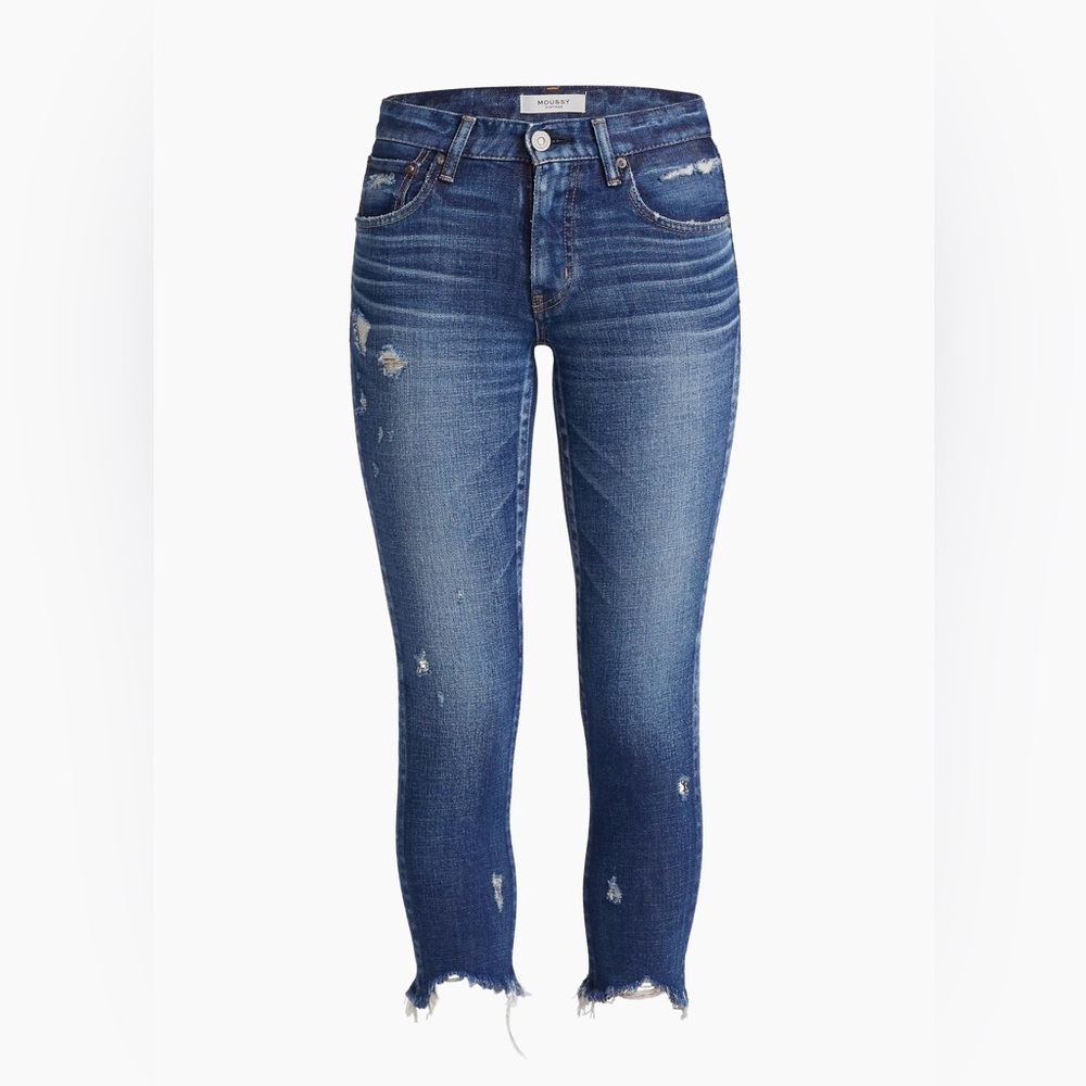 Moussy Vintage Daleville distressed skinny jeans